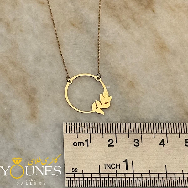 گردنبند گندم طلا لیزری